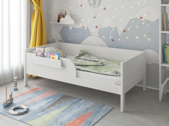 Кроватка подростковая MALIKA ASTRID 160х80 см. белый Кроватка подростковая MALIKA ASTRID 160х80 см. белый