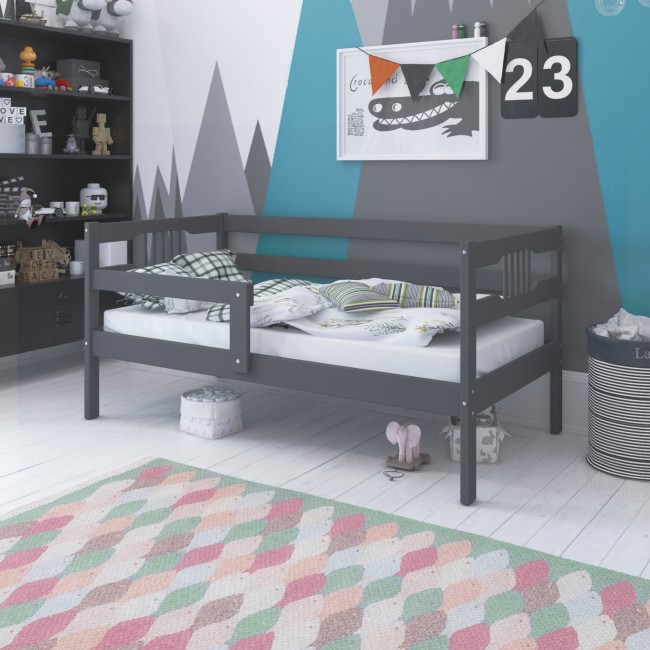 Кроватка подростковая MALIKA FREYA 160х80 см. графит